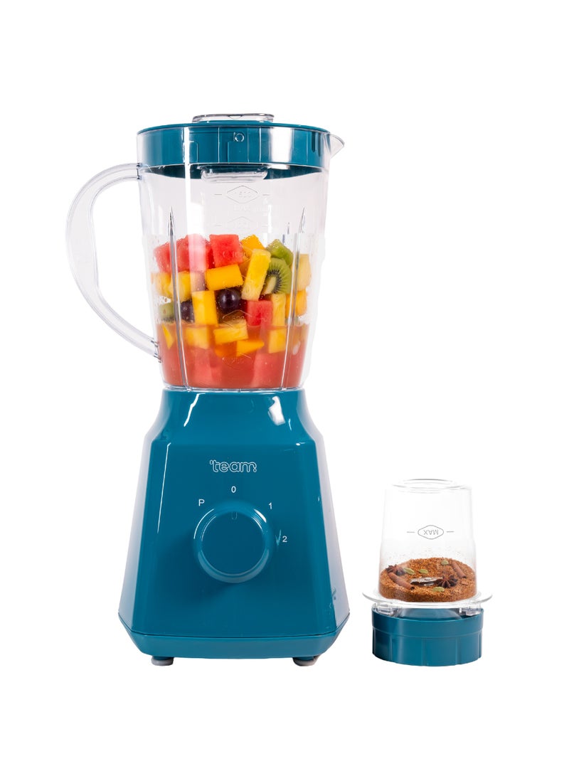 تيم Team Blender  – Powerful 350W Electric Blender with 1.5L Durable Jar, 2-Speed + Pulse Function - Image 1